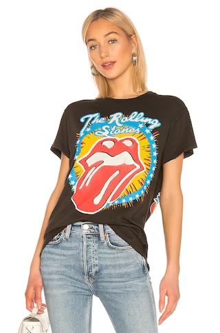 Madeworn The Rolling Stones Tattoo You Tee in Dirty Black from Revolve.com | Revolve Clothing (Global)