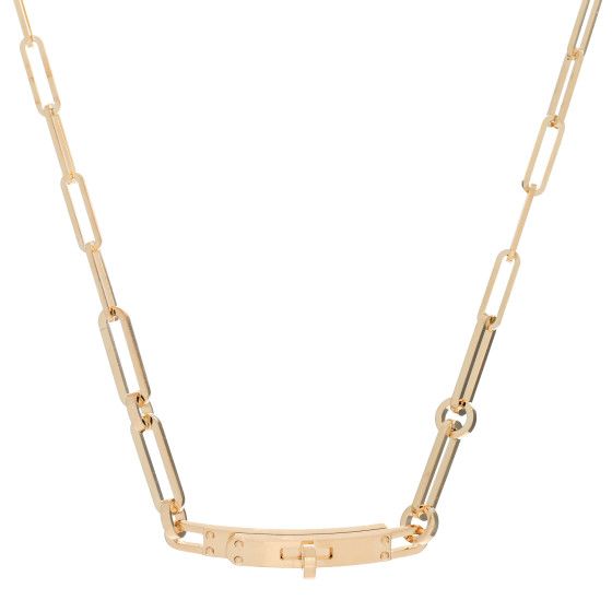 18K Yellow Gold Kelly Chaine Choker Necklace | FASHIONPHILE (US)