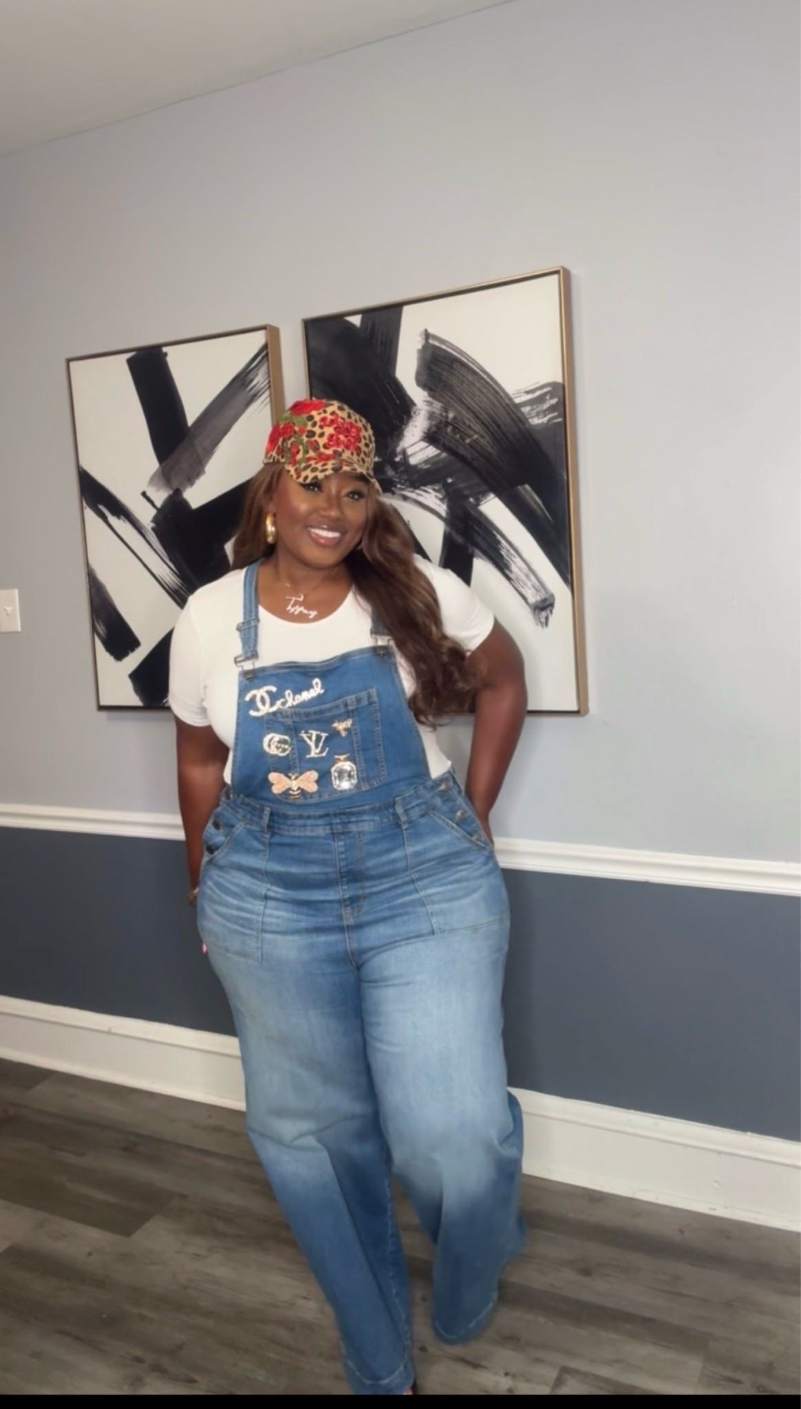 Church OOTD 
Wearing: 18 in overalls