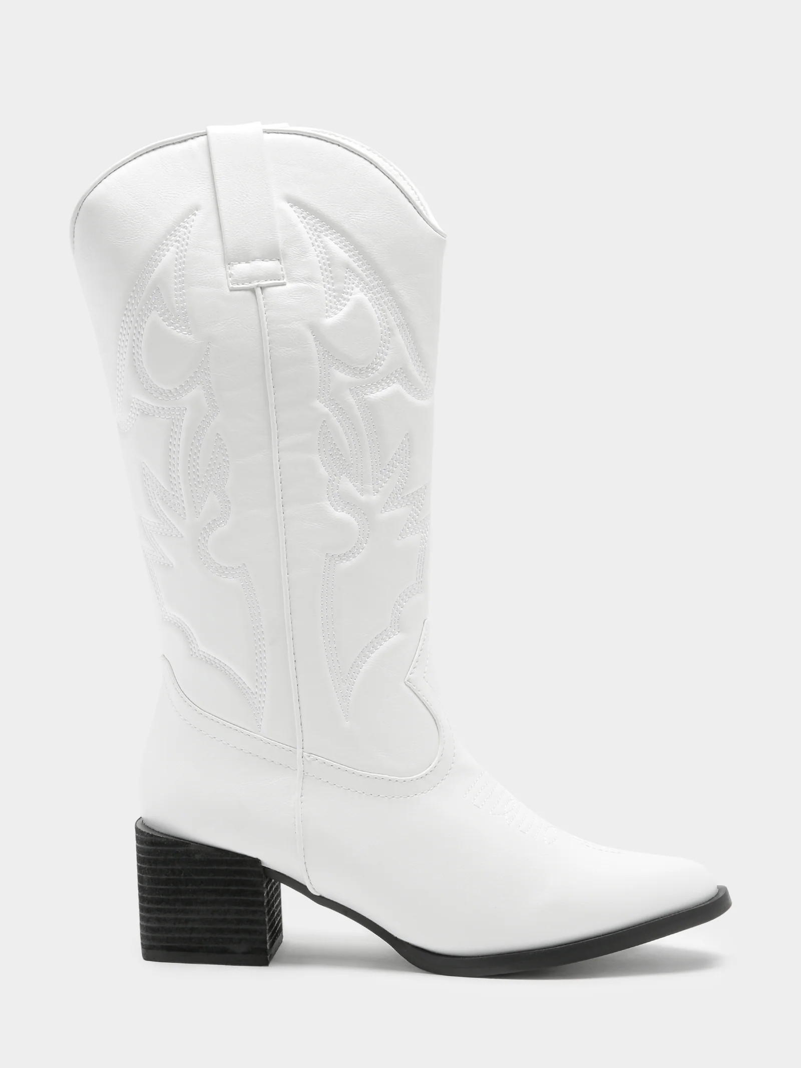 Therapy - Womens Ranger Cowgirl Boots in White | Glue Store (Australia & NZ)