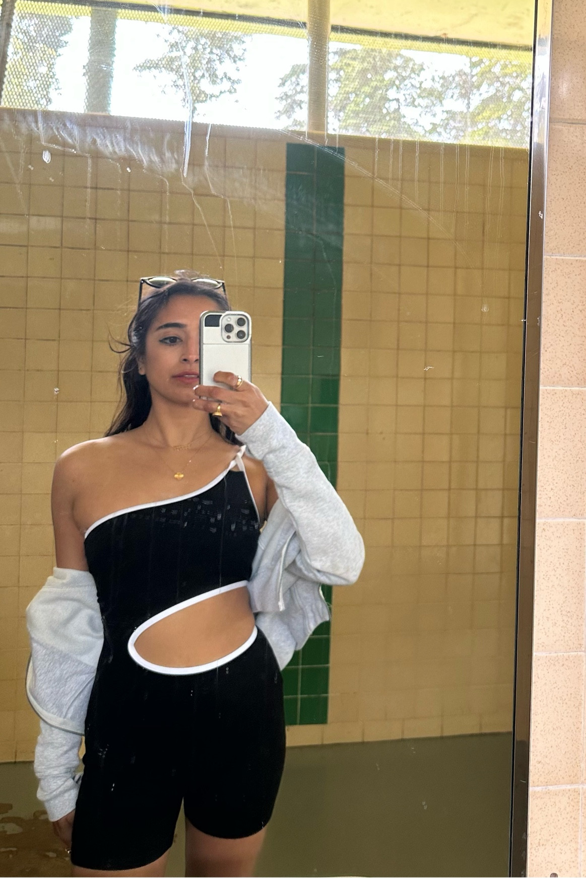 The cutest onesie 🖤 under $50! Wearing XS.
.
#forever21
#athleisure 
#romper 
#workout outfit 


#LTKFind #LTKfit #LTKunder50