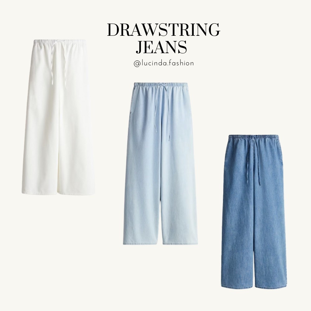 Drawstring jeans for spring! 🤍🌷

I am in love with these they are perfect for your spring wardrobe 🫶

Fashion jeans spring fashion spring 

#LTKeurope #LTKspring #LTKuk
