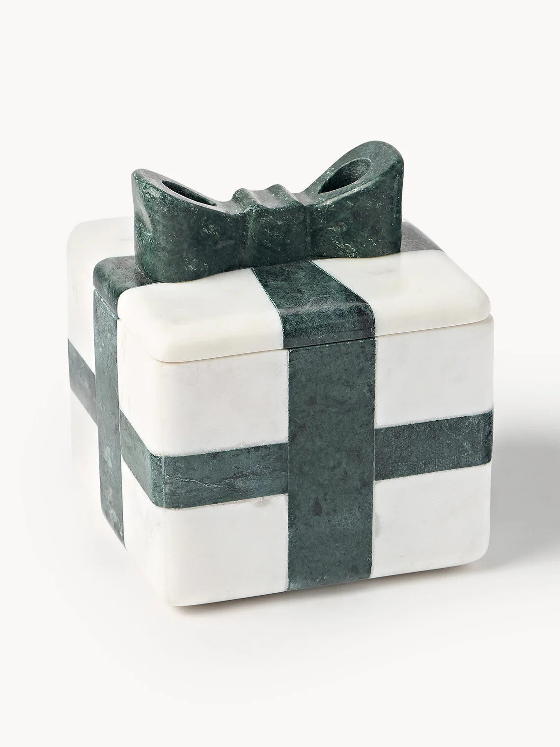 Weihnachtliche Deko-Box Cutemas aus Marmor, B 12 cm | Westwing EU