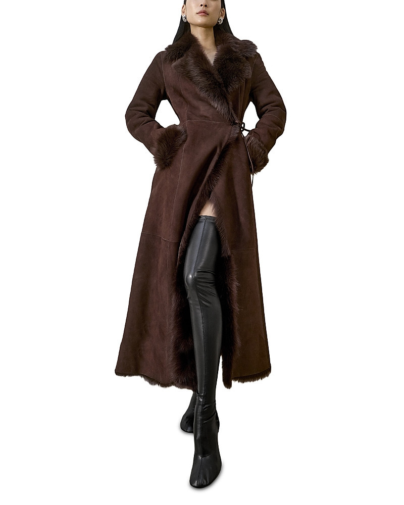 Nour Hammour Joni Shearling Coat | Bloomingdale's (US)