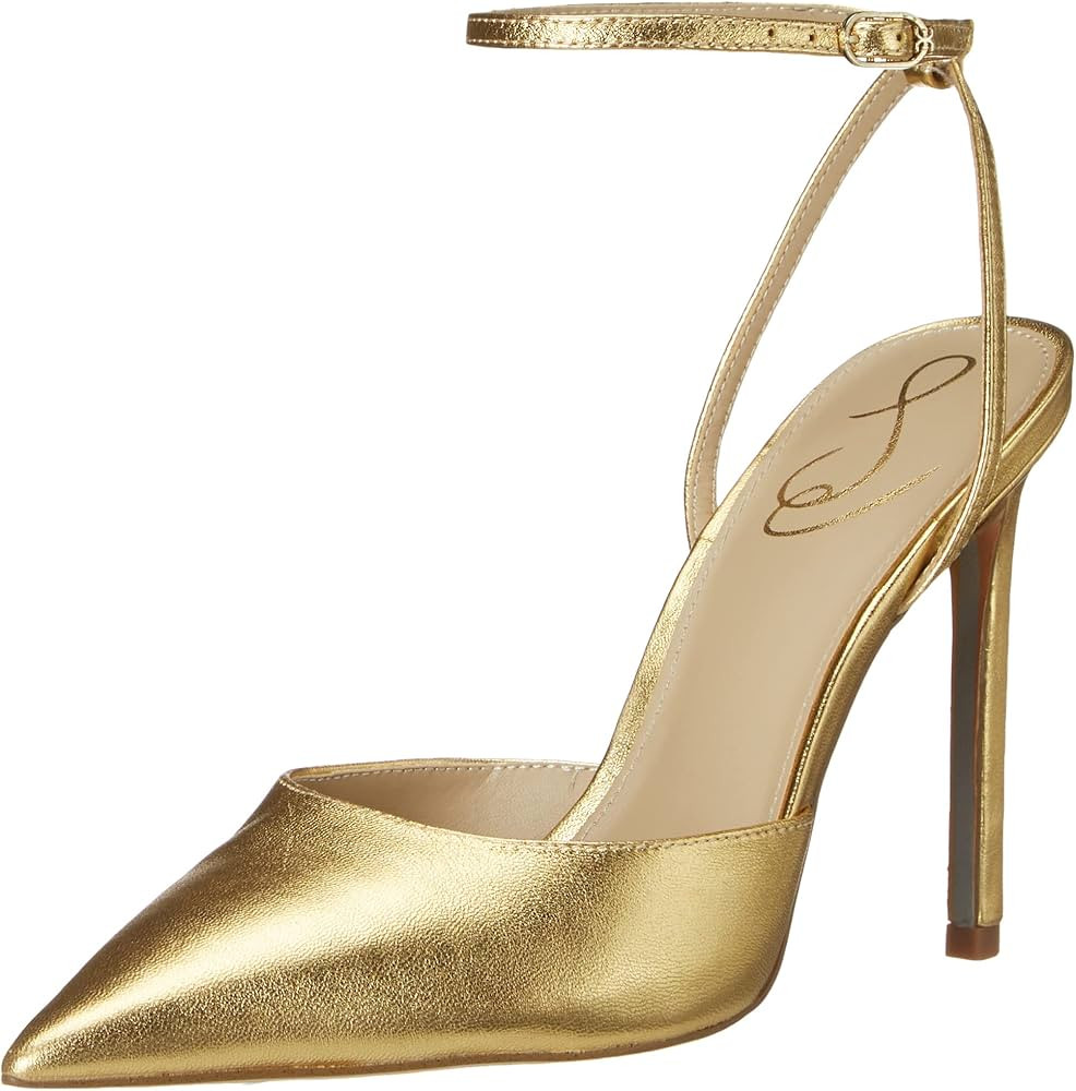 Amazon.com | Sam Edelman Women's Avril Pump, Goldmine, 7.5 | Pumps | Amazon (US)