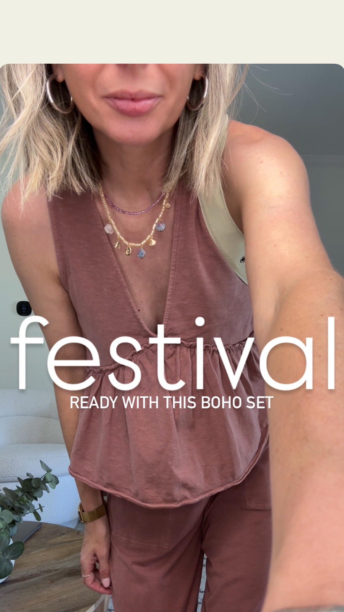 coolest boho set…and it’s on sale today!! i’m obsessed! perfect for festivals, concerts, easy breezy summer days. and, let’s be very clear here…being cool isn’t about what you wear. it’s about wearing what you want! ✌️ 

wearing the small in both pieces. and just two pieces from this necklace stack. 👌 

effortless style + daily outfit inspo for over 40s. are you trying to rediscover your style, i got you. want to elevate your everyday looks, i got you. want easy, effortless style, i got you! come follow me @houseofmagpye 🫶

two piece set, festival style, what to wear to a festival, cover style, summer set, american eagle, comfy outfit, cool outfit, cool girls. 


#effortlessstyle #styleover40 #festivalstyle #concertoutfit #bohostyle #ae #easybreezystyle 

#LTKFestival #LTKFindsUnder50 #LTKWatchNow