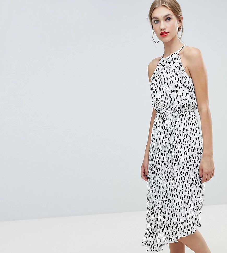 Warehouse polka dot dress-Multi | ASOS (Global)