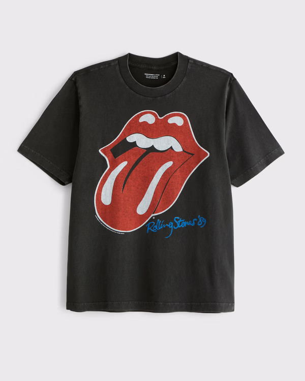 Rolling Stones Vintage-Inspired Graphic Tee | Abercrombie & Fitch (US)