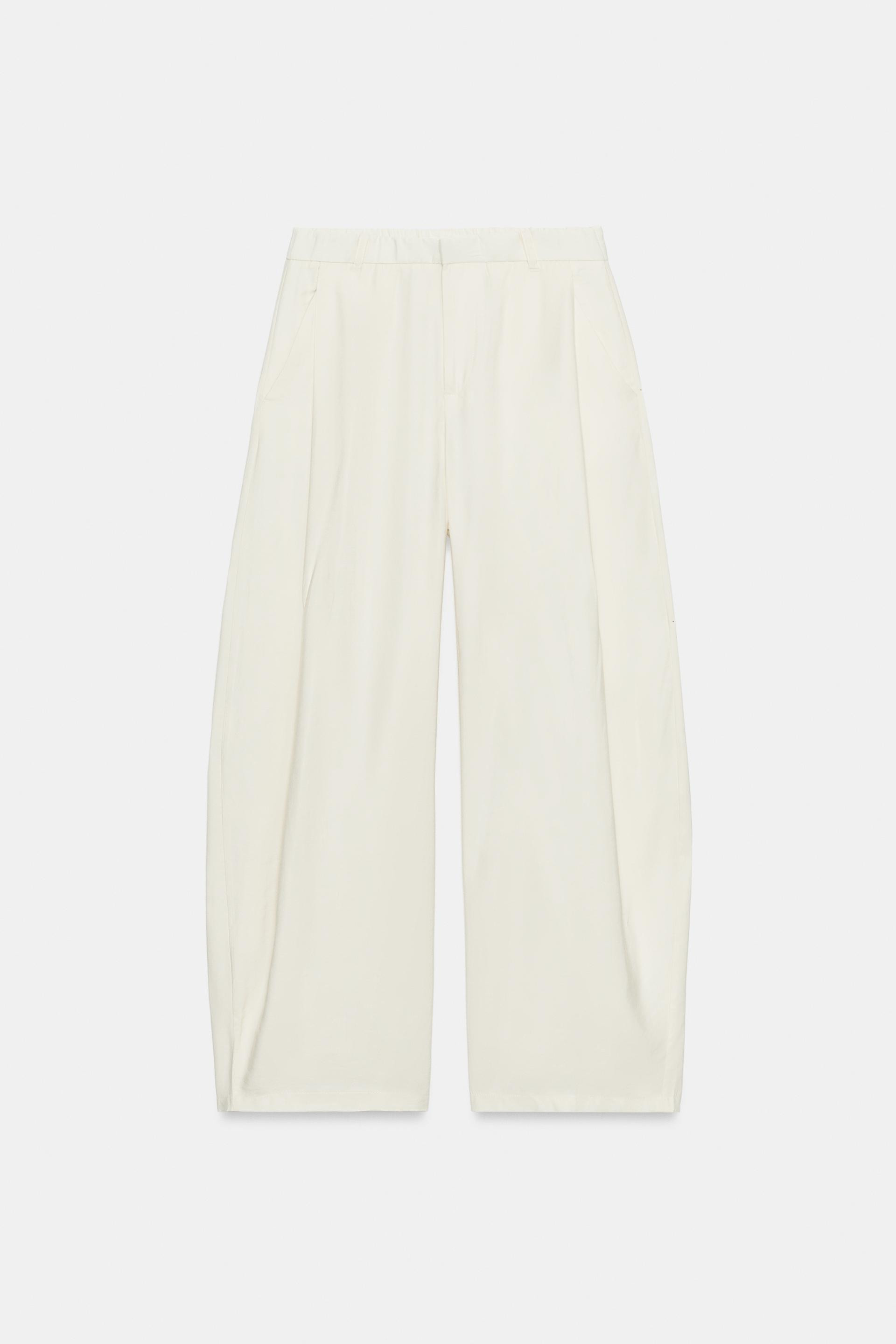 FLOWING PLEATED TROUSERS | Zara US