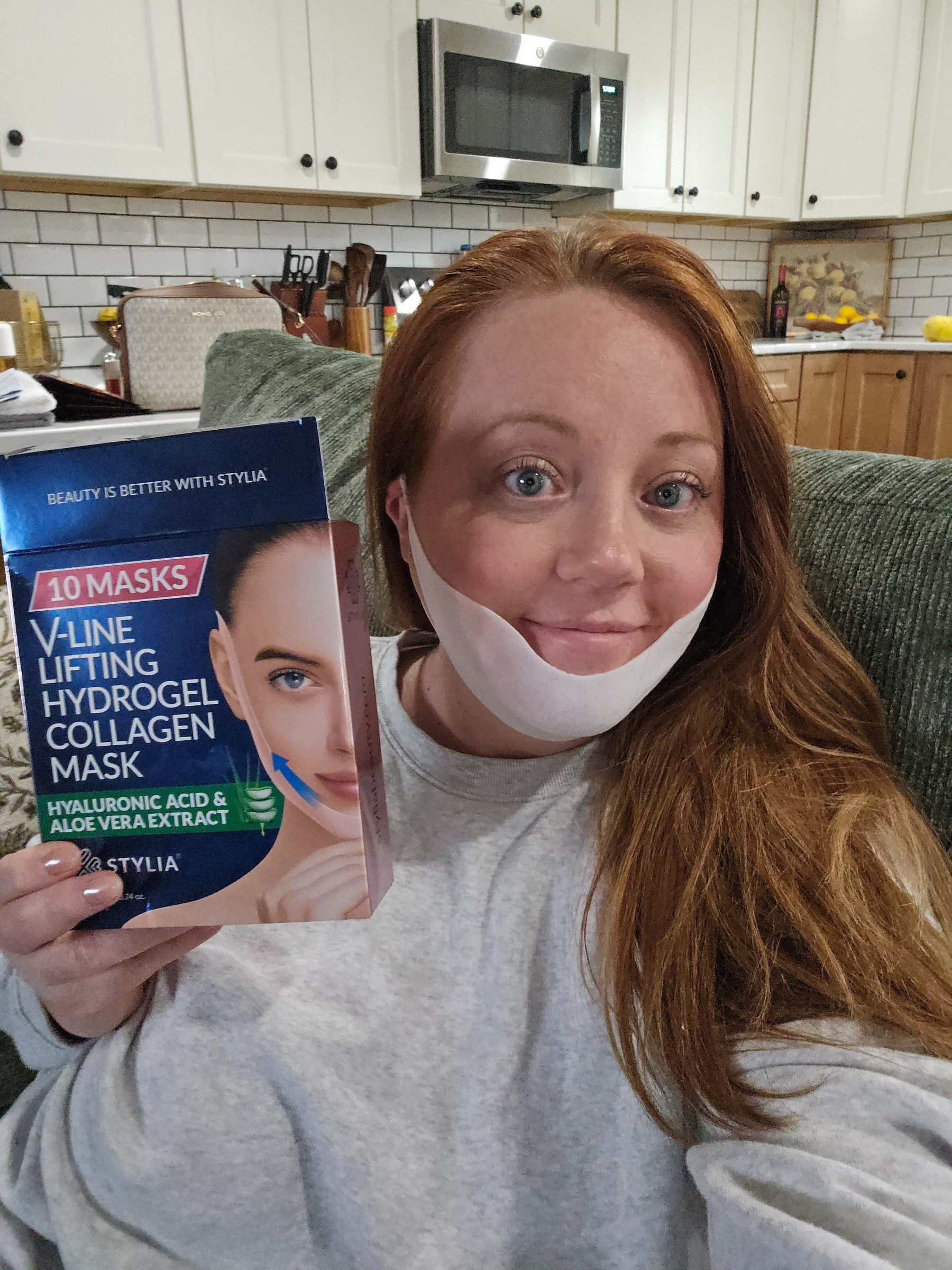 Just me over here trying stuff so y'all don't have to 😆 They're supposed to help define your jawline. So far, They're providing a nice cooling effect and they are stretchy enough to fit around the ears without being uncomfortable. I'll report back! Fingers crossed 🤞🏻#jawsculpting #double chin #beautyproducts #amazonfinds

#LTKselfcare #LTKOver40 #LTKMidsize