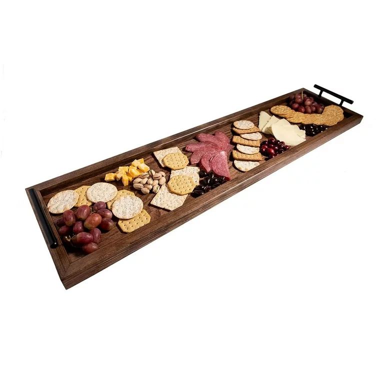 Charcuterie board-Rustic long table tray-farmhouse table trough-farmhouse table decor-tray for de... | Walmart (US)