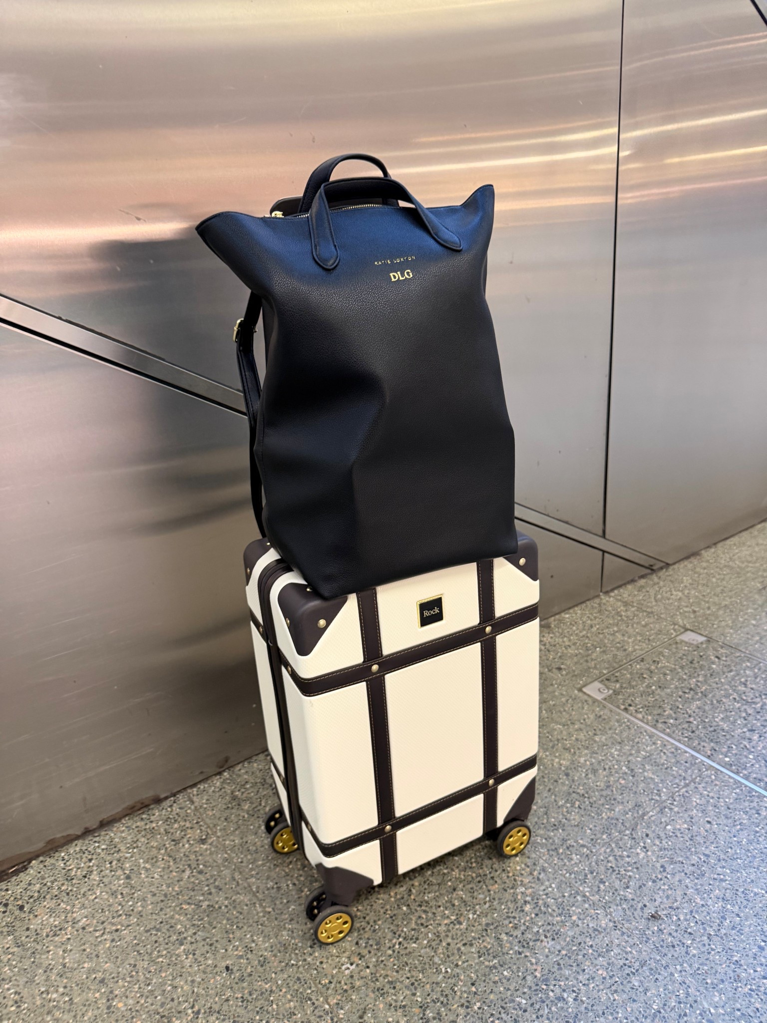 Luggage essentials 
My ROCK stride is so chic and I found this very cool rucksack that sits perfectly on the handle for security and comfort! Fits so much in and is cabin approved! 

#LTKFashionMonth #LTKtravel #LTKuk
