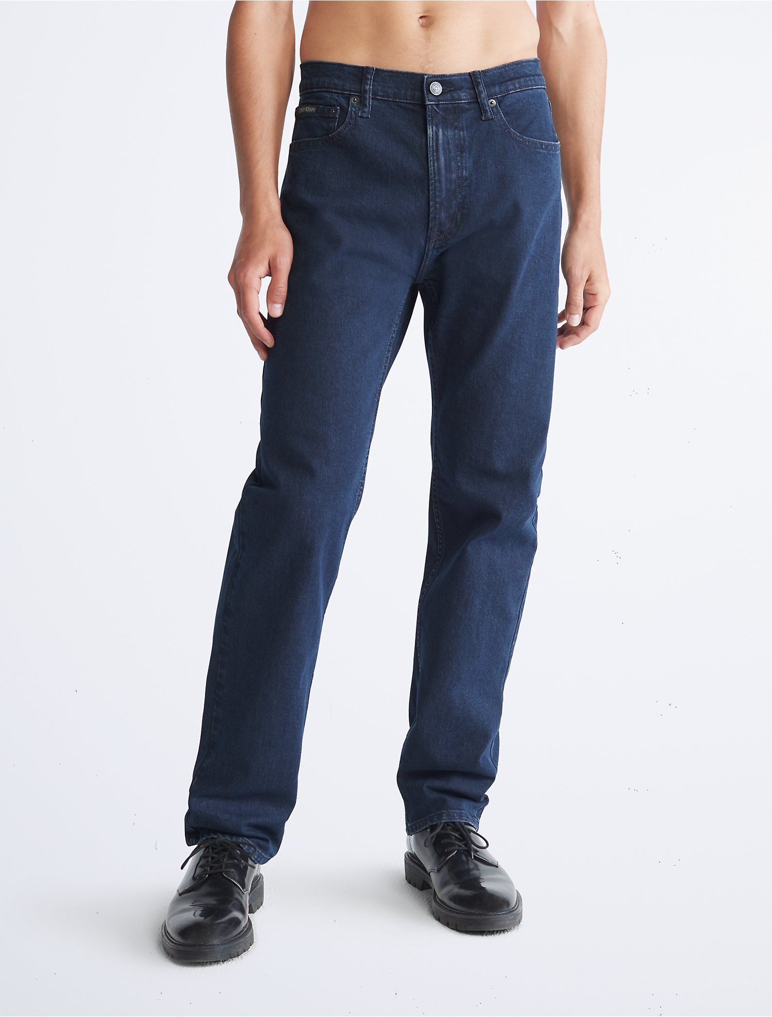 Standard Straight Fit Vintage Navy Jeans | Calvin Klein | Calvin Klein (US)