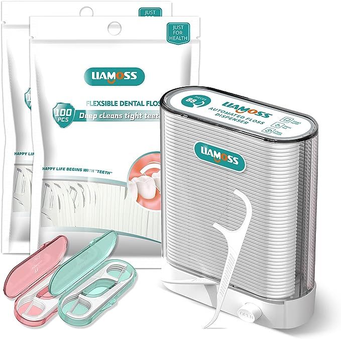 Dental Floss Picks-Floss Dispenser Portable Storage Box Flossers for Adults,More Hygienic,Total 3... | Amazon (US)