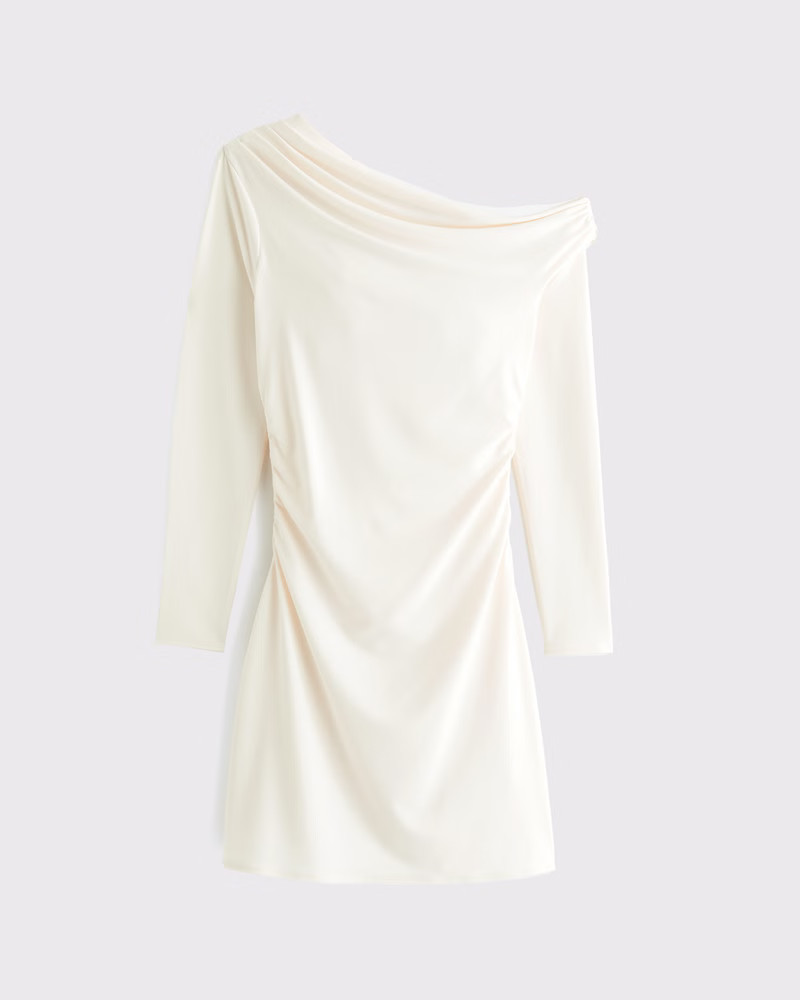 Women's One-Shoulder Knit Mini Dress | Women's Dresses & Jumpsuits | Abercrombie.com | Abercrombie & Fitch (US)