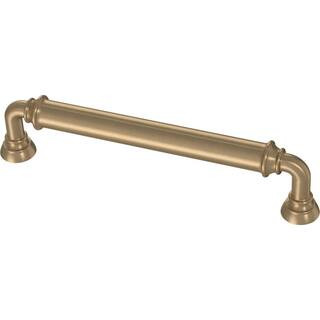 Bar 5-1/16 in. (128 mm) Champagne Bronze Drawer Pull | The Home Depot