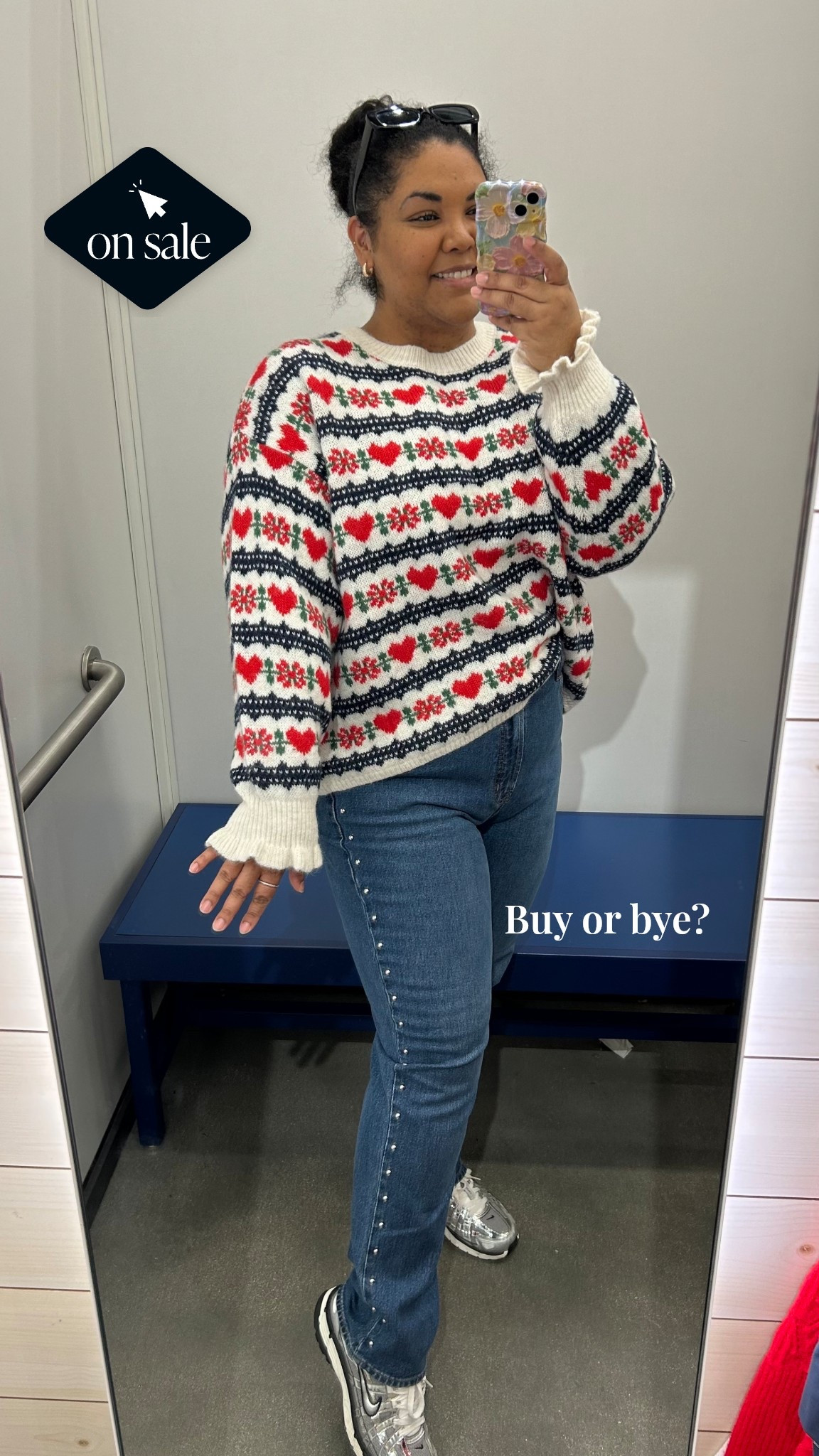 Favorite Old Navy sweaters that are selling out FAST 🚨

If you want cozy, festive, and actually wearable beyond one holiday — these are it.

✨ Perfect for:
• Christmas parties
• Holiday photos
• Valentine’s Day looks ❤️
• College game days (especially if your team wears red 👀)
• Everyday winter outfits you don’t pack away

They look way more expensive than they are, and Old Navy’s Holiday Rush Deals mean limited stock + limited time. Once these colors are gone, they’re gone.

I’m wearing my true size and they’re soft, flattering, and easy to dress up or down — throw on denim, boots, or sneakers and you’re done.

🔗 Everything is linked in my LTK — run, don’t walk.

#oldnavystyle #holidayoutfits #winterstyle #affordablefashion #holidayfashion #sweaterweather #valentinesoutfit #gamedaystyle #budgetstyle #ltkfinds #ltkholiday #looksforless

#LTKFindsUnder50 #LTKHoliday #LTKSaleAlert