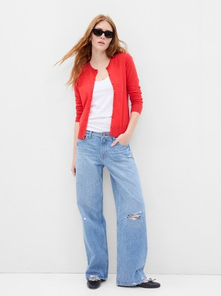 Crewneck Cardigan | Gap Factory