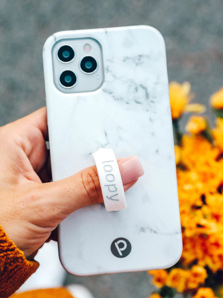 Loopy Cases - White Marble | Loopy Cases