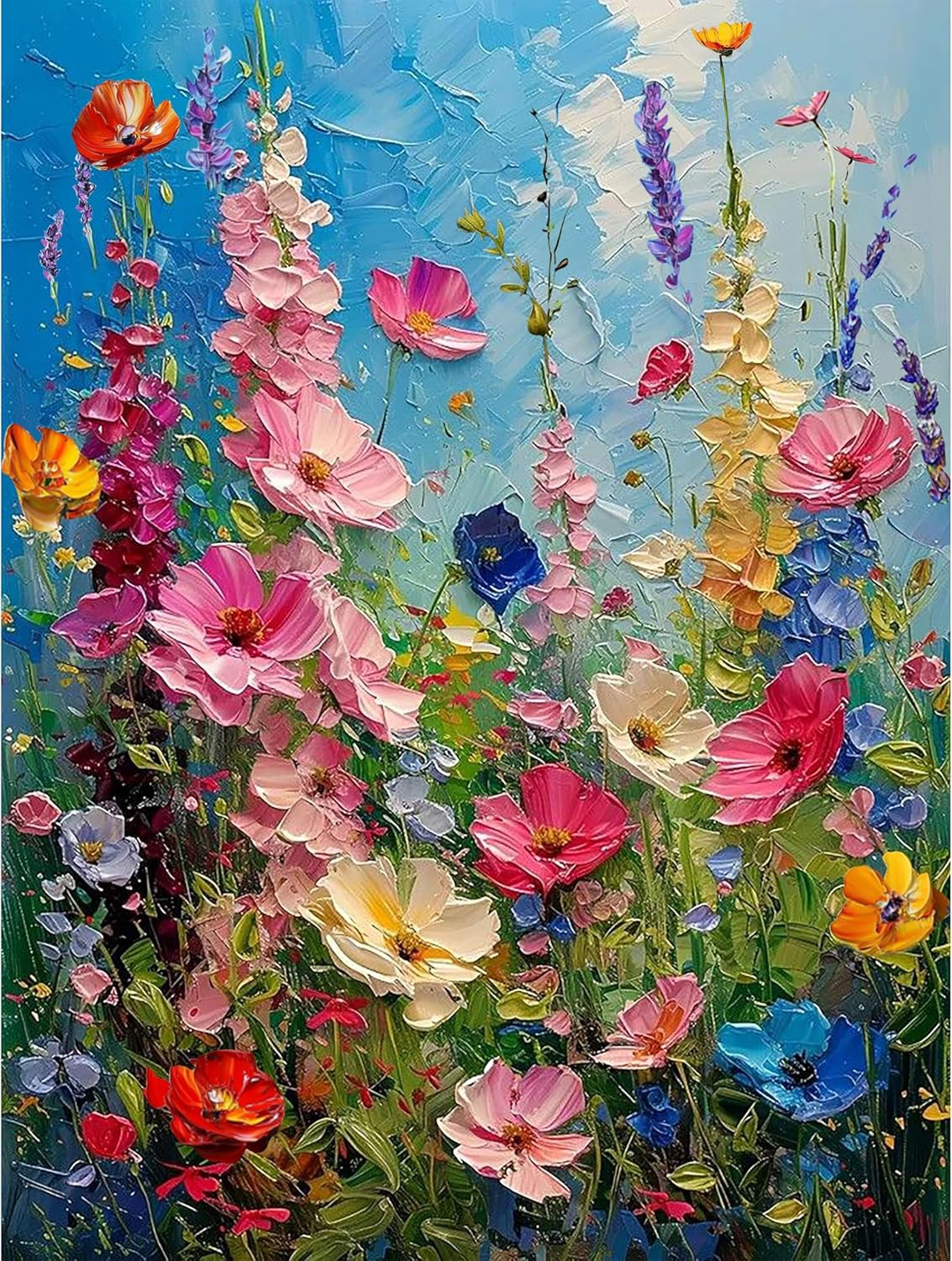 Hutarosl Wild Flowers Paint by Numbers Kits for Adults - Flowers Paint by Number Adult,Flower Can... | Amazon (US)
