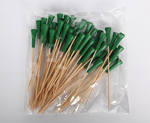 Green Golf Tee Appetizer or Sandwich Picks/Swizzle Sticks - 5" - 100 ct | Amazon (US)