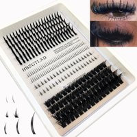 HBZGTLAD 80D/100D eyelash cluster with bottom and spiky volume DIY anime eyelash cluster extends eyelashes | AliExpress (US)