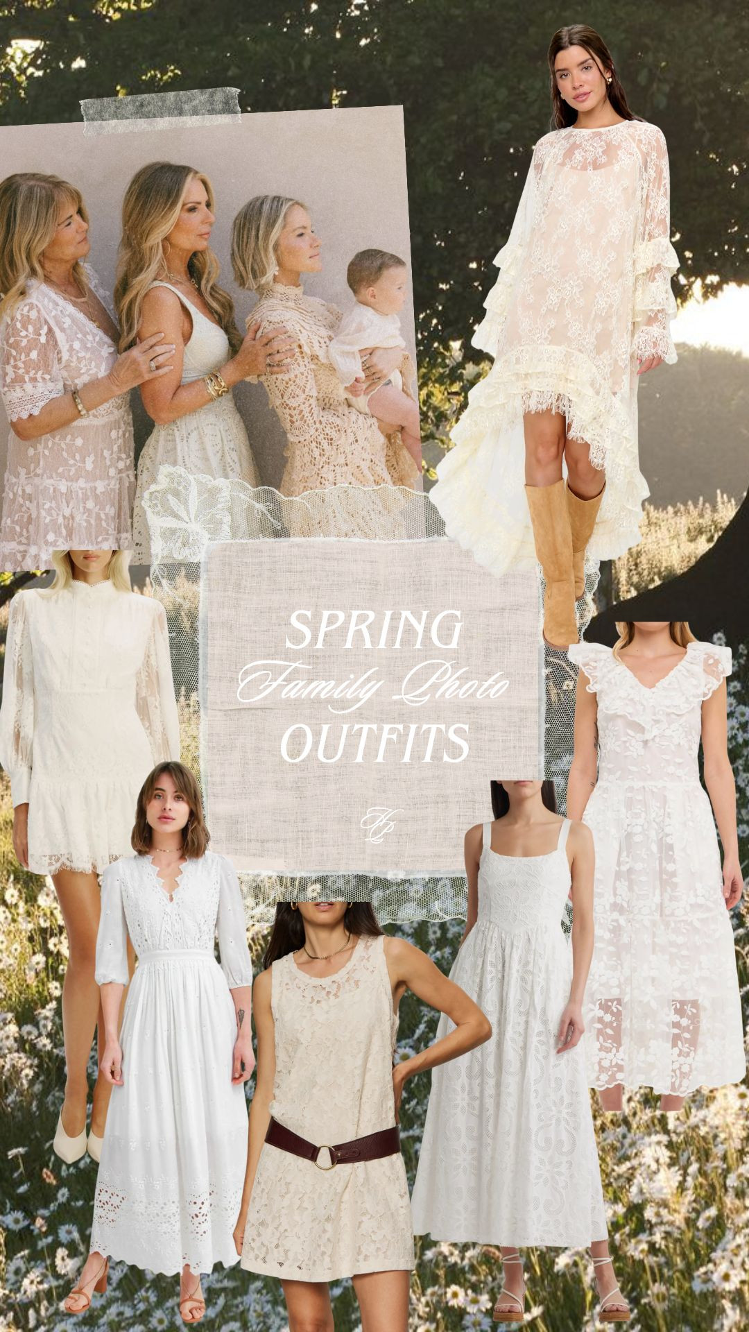 White dress inspo for family photos! 

 