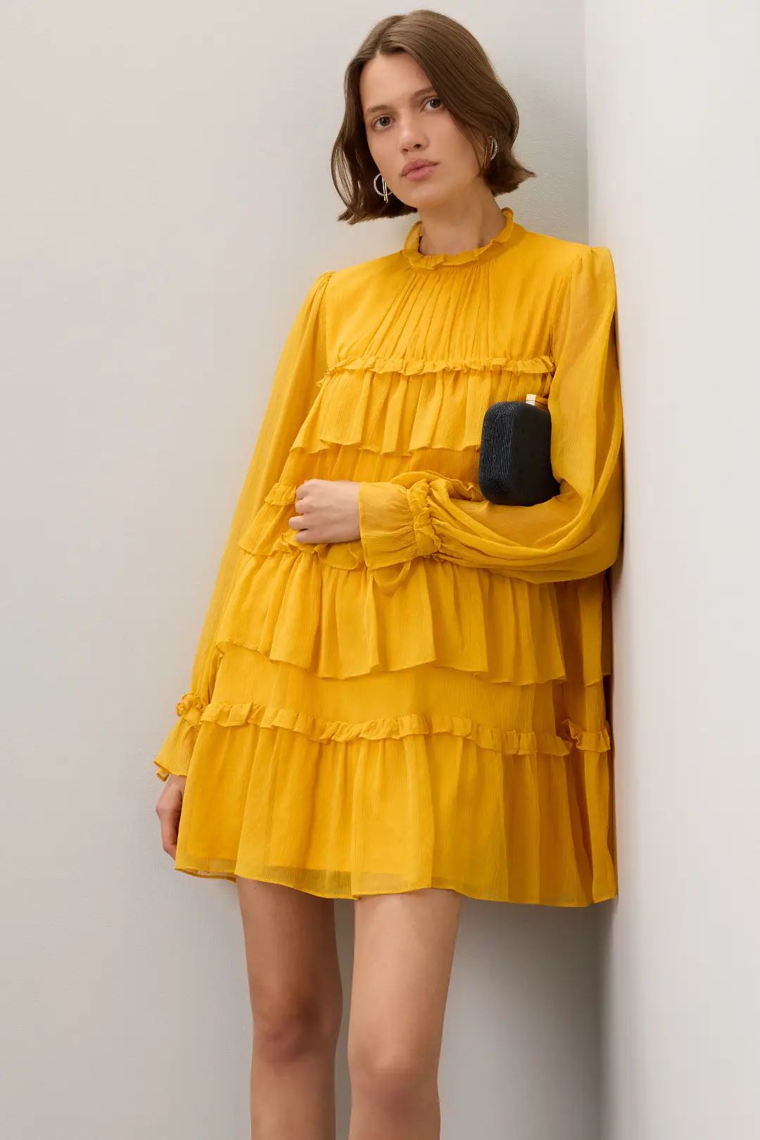 Adam Lippes Collective Tiered Ruffle Dress | Rent the Runway