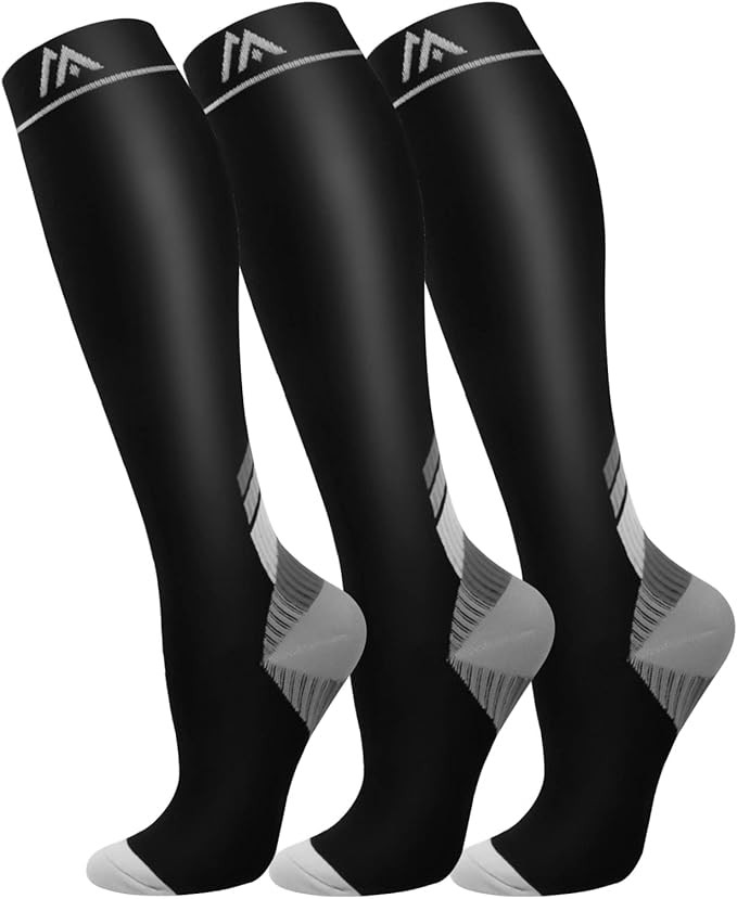 FuelMeFoot 3 Pack Copper Compression Socks - Compression Socks Women & Men Circulation - Best for... | Amazon (US)