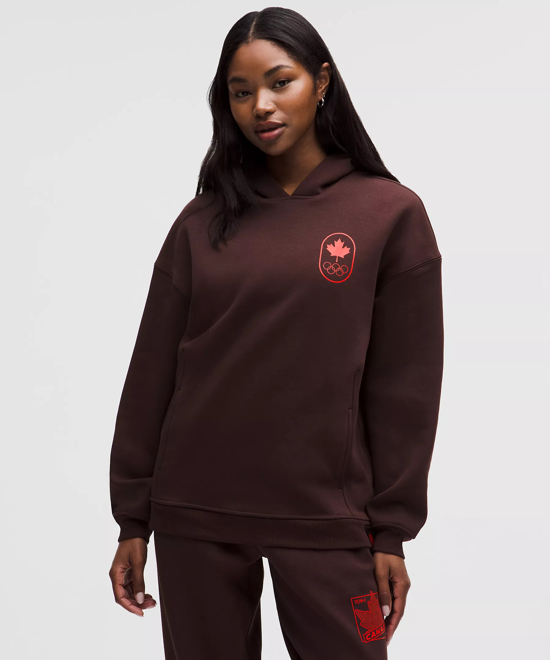 Team Canada Womens Big Cozy Oversized Hoodie | lululemon (CA)