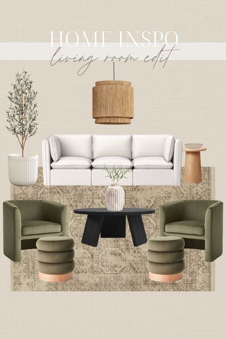 Living room decor inspo #livingroom #arearug #accentchair #homedecor #decor #homefinds #target #amazon #potterybarn #olivetree #modernorganichome 

#LTKFind #LTKsalealert #LTKhome