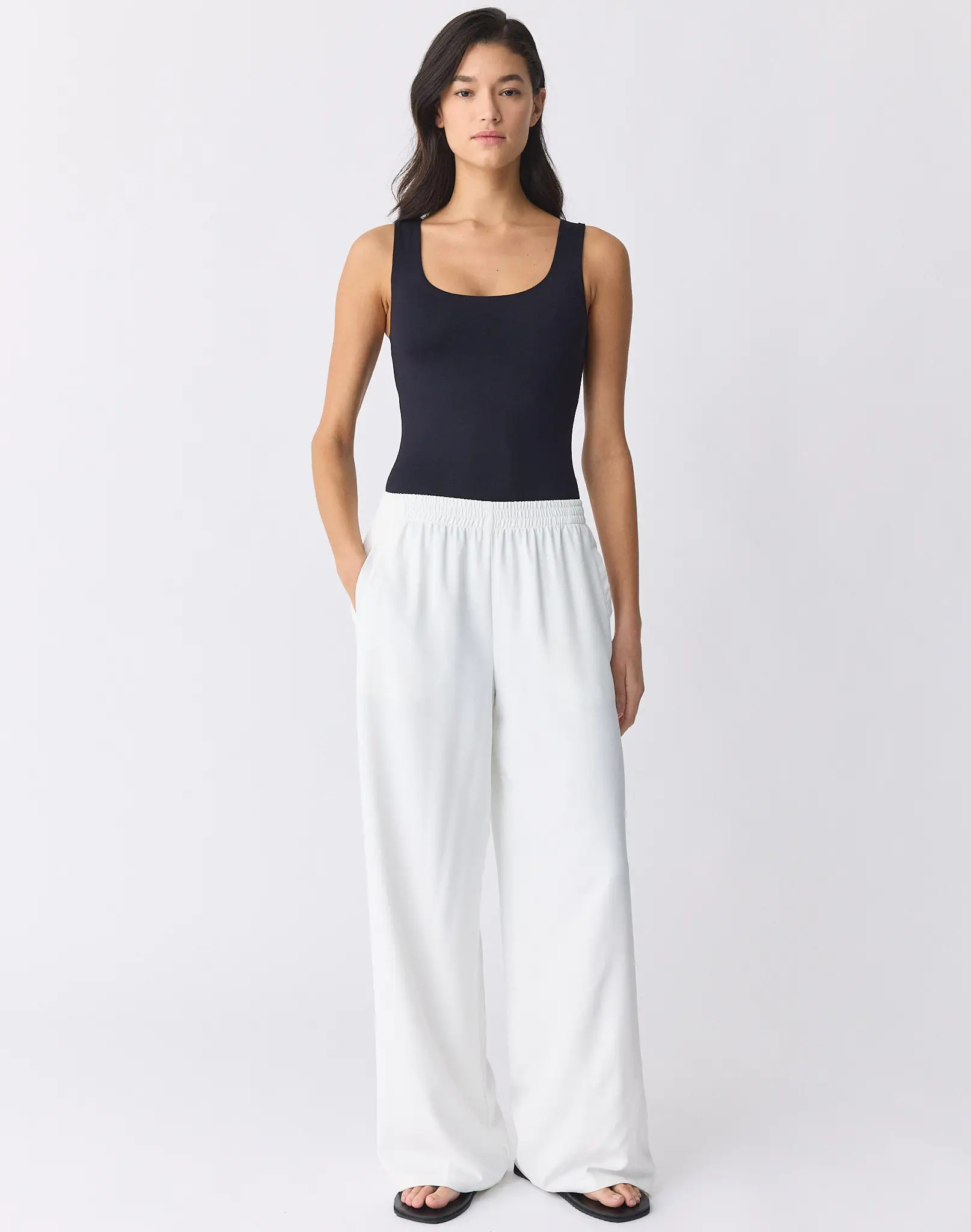 Scoop Neck Supersoft Tank in Black | Glassons | Glassons (Australia)