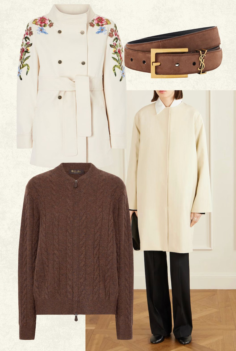 My luxury wishlist from Net A Porter. Spring fashion, everyday staples, chic and elevated wardrobe 🫶🏻 Feminine fashion from YSL, Loro Piana, Valentino. 

 #LTKFashionMonth #LTKuk #LTKluxury