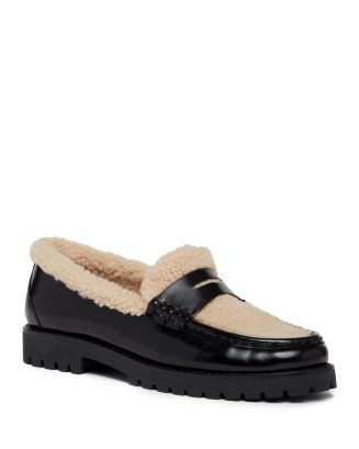 PAIGE Women's Ellis Shearling Loafers  | Bloomingdale's Shoes | Bloomingdale's (US)