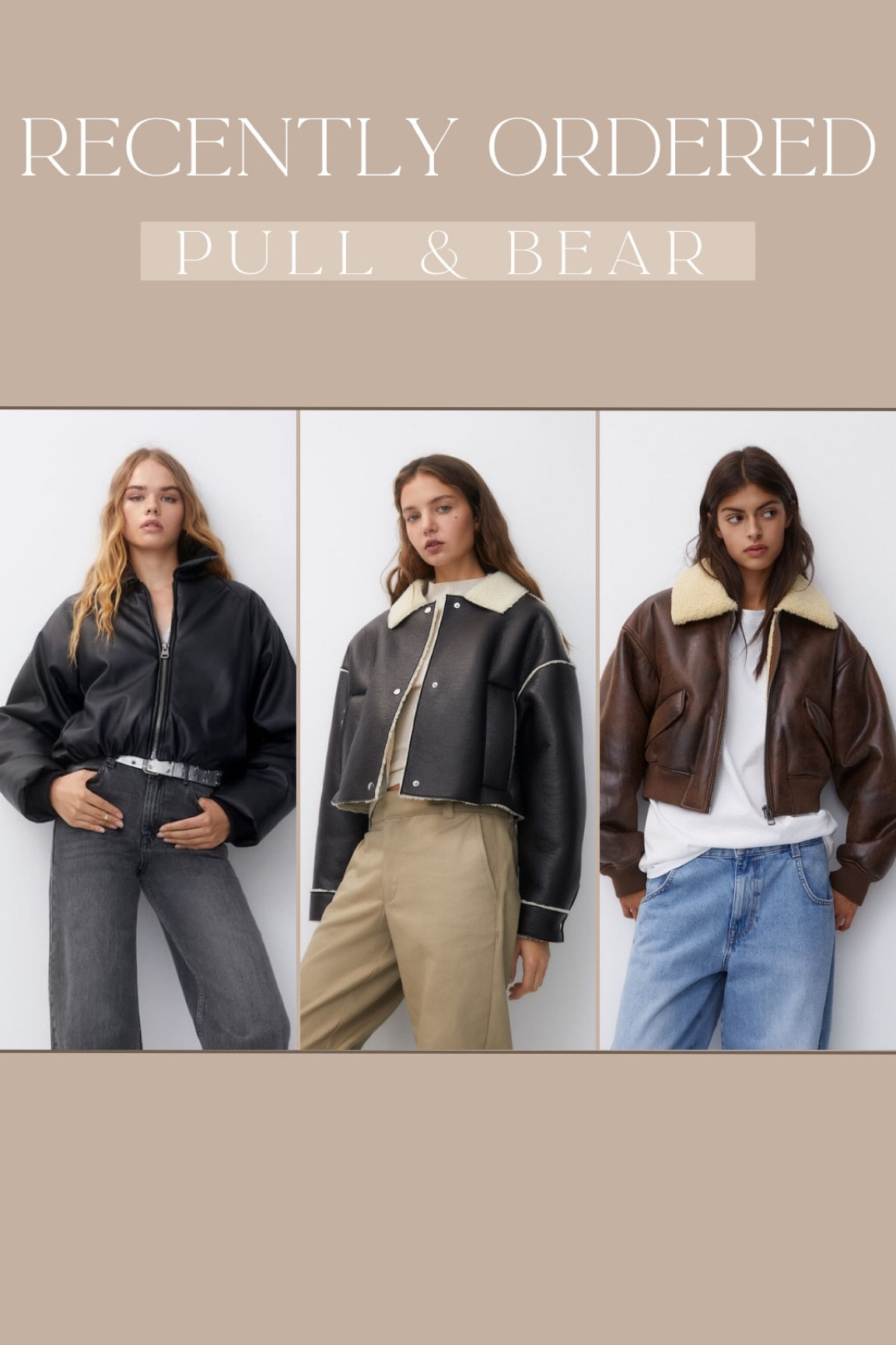 Pull&Bear ultra padded crop Dad … curated on LTK