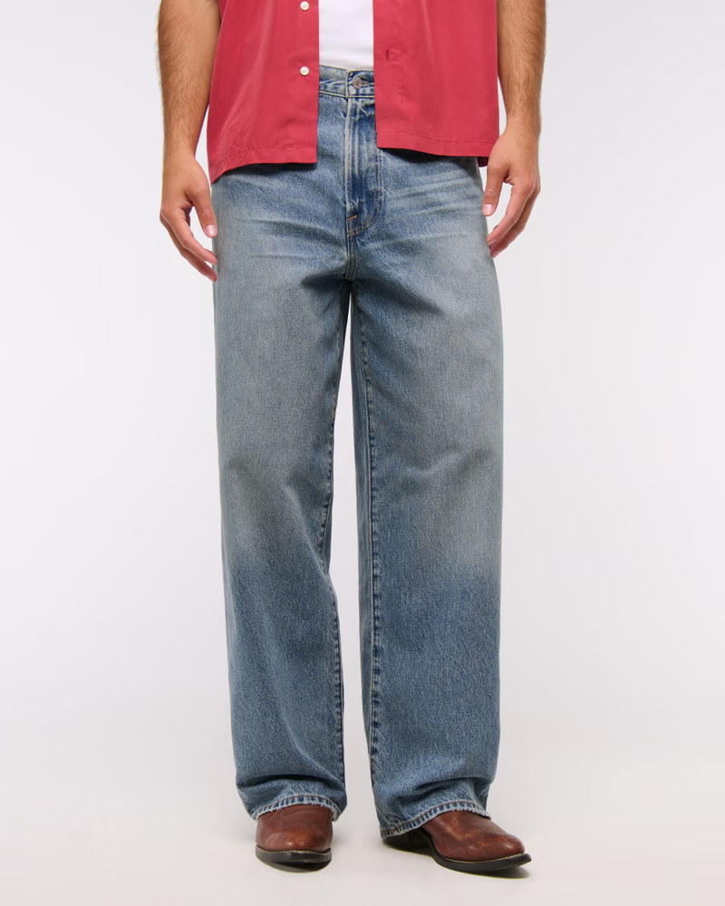 Men's Ultra Baggy Jean | Men's Bottoms | Abercrombie.com | Abercrombie & Fitch (US)