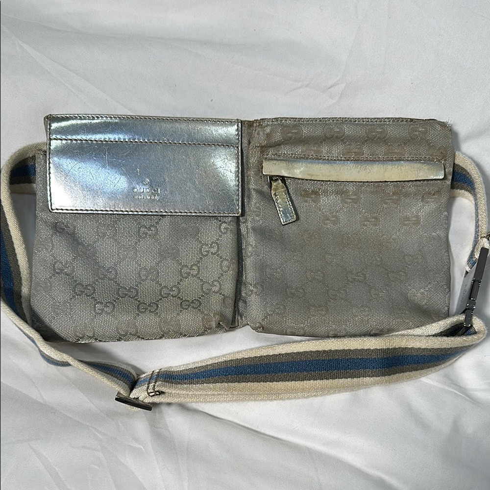 Gucci Silver belt Bag bum bag | Poshmark