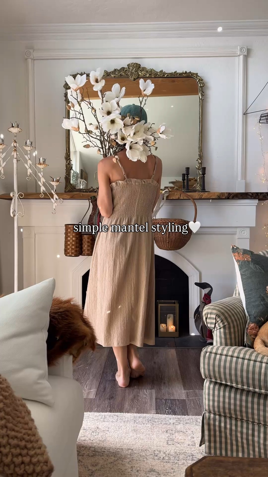 Shop my fave faux stems for spring🤍🤍✨✨my fave mantel too✨✨

#LTKHome #LTKOver40 #LTKmomlife