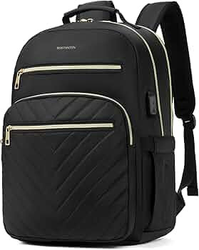 BOSTANTEN 15.6 Inch Laptop Backpack for Women- College Teacher Computer Bag Travel Backpack Purse... | Amazon (US)