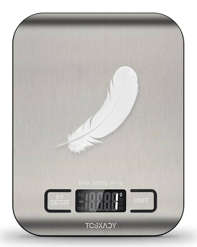 Food Scale, 11lb Digital Kitchen Scale with 6 Units LCD Display and Tare Function,Compact Design ... | Amazon (US)