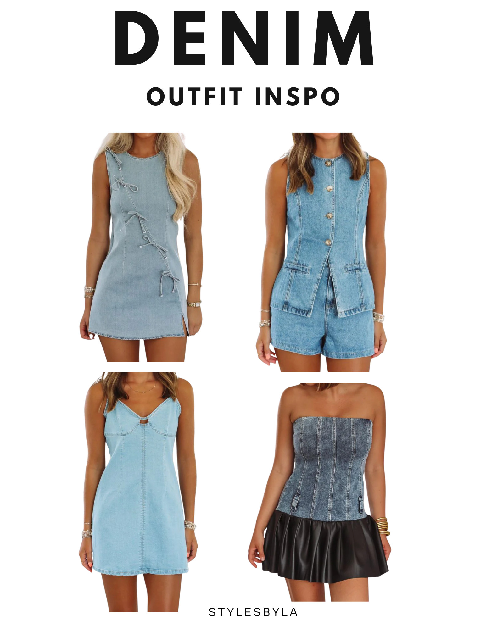 Denim dreams from Hazel & Olive 🤍✨ Whether you’re headed to gameday, a country concert, or a girls’ night out, these pieces have you covered. From chic denim matching sets to flirty mini dresses, each style has that perfect western-meets-trendy vibe. Dress them up with boots and statement jewelry or keep it casual with sneakers — either way, you’ll turn heads." 

 #LTKSeasonal #LTKFindsUnder100 #LTKStyleTip