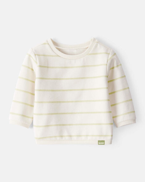Baby Boy DayDream Fleece Long-Sleeve Pullover Sweatshirt - Ivory | Carter's Inc
