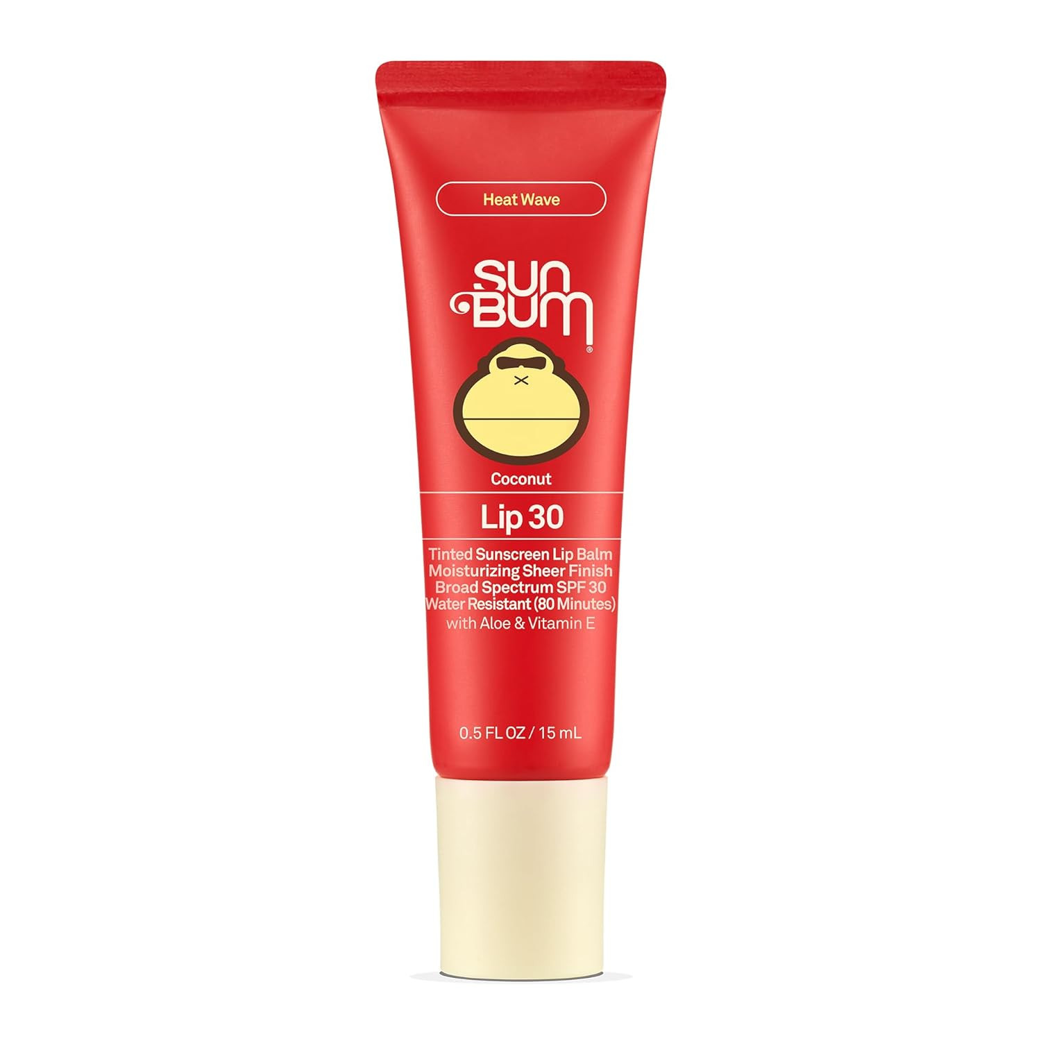 Sun Bum SPF 30 Sunscreen Heat Wave Tinted Lip Balm - Coconut Flavor Broad Spectrum Moisturizing w... | Amazon (US)