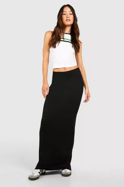 Tall Basic Jersey Maxi Skirt | Boohoo.com (UK & IE)