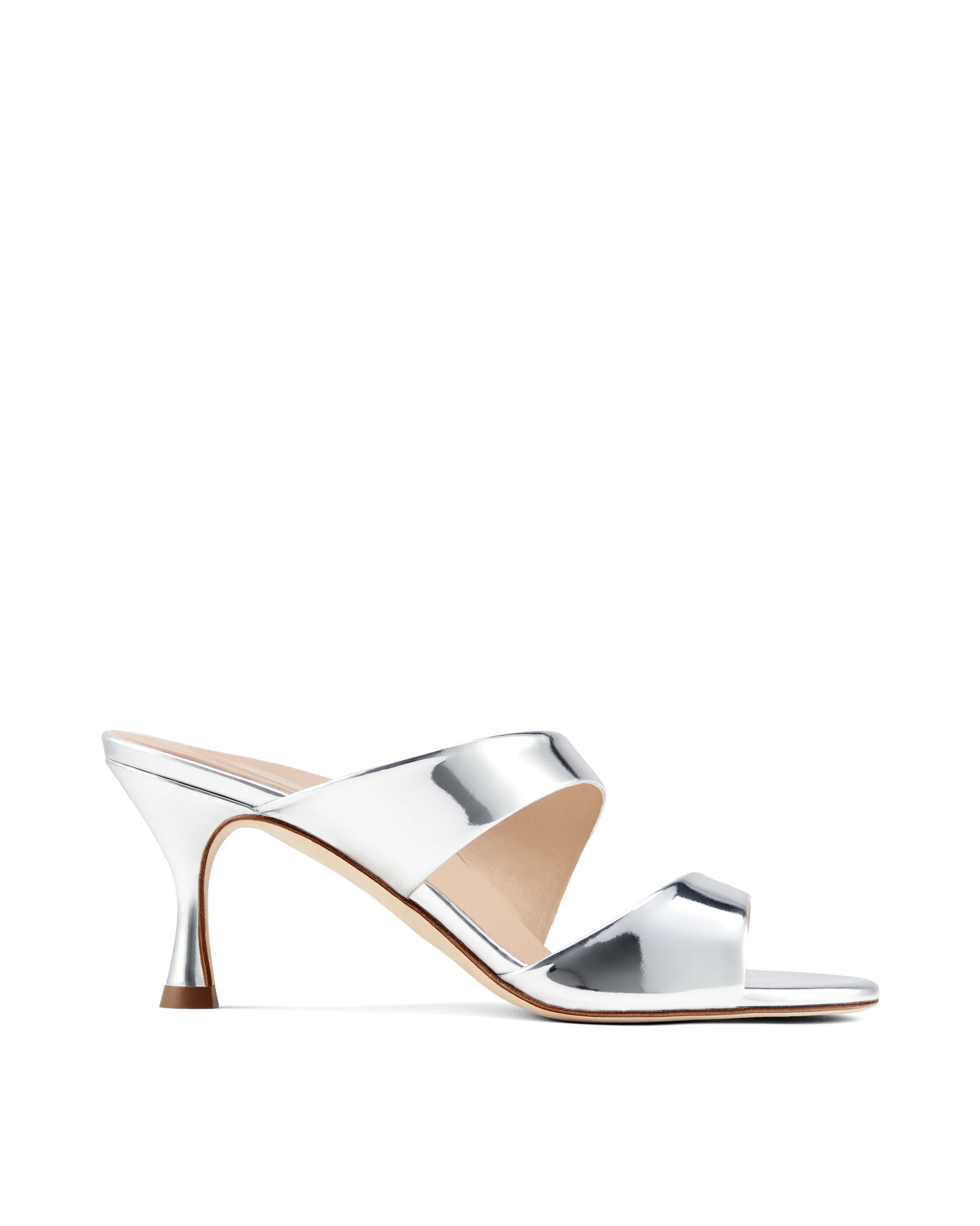 Yvonne: Silver Metallic | Inez Shoes, LLC