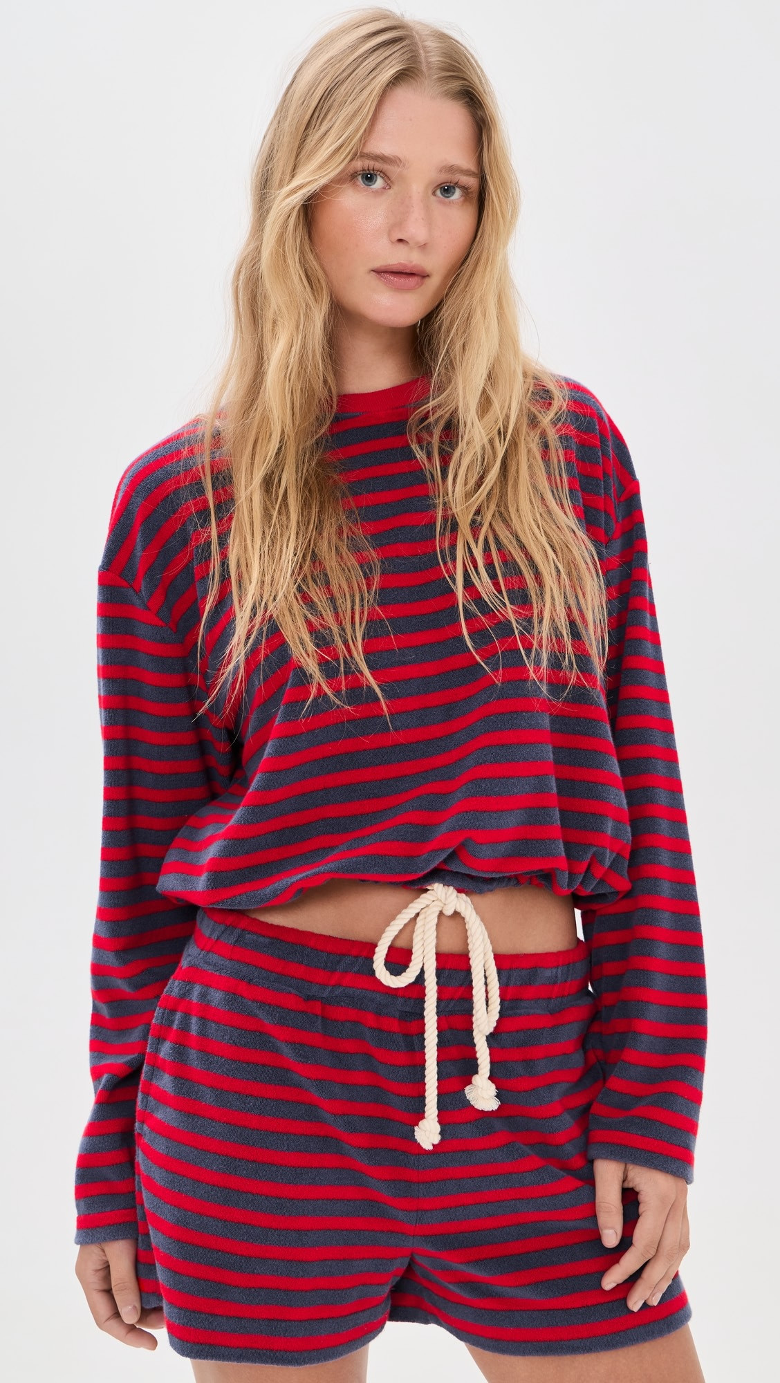 Towel Terry Tie Waist Top | Shopbop