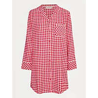 Red Gingham Long Sleeve Sleepshirt | George at ASDA