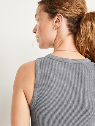 Exhale Seamless Fitted Rib Tank | Old Navy (US)
