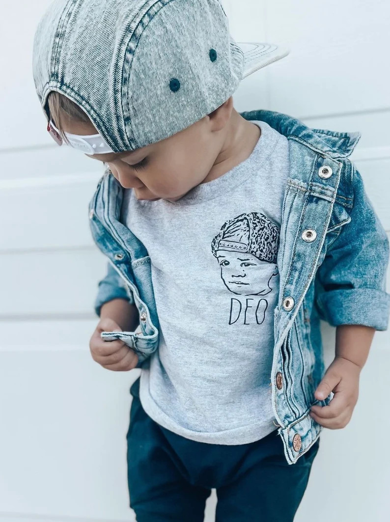 Kids Portrait Tee | Etsy (US)