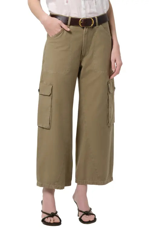 Citizens of Humanity Thassos Twisted Seam Ankle Utility Pants in Bezal Medium Olive Green at Nordstrom, Size 30 | Nordstrom